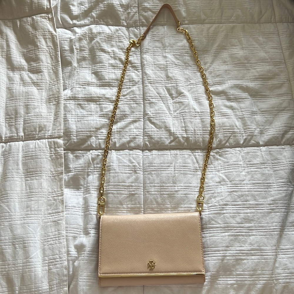 Tory Burch crossbody chain wallet